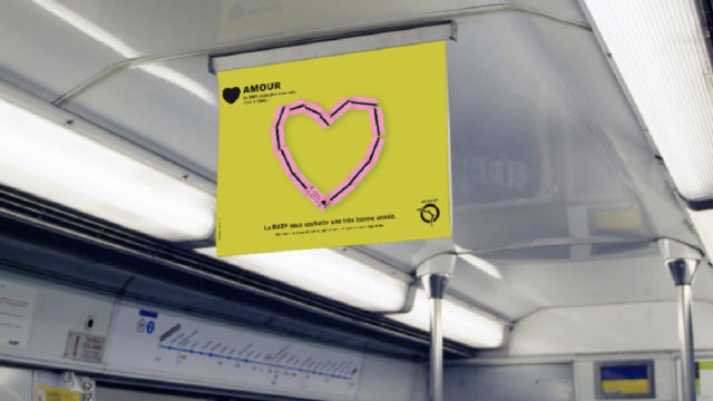Communication de générosité RATP, par Curius