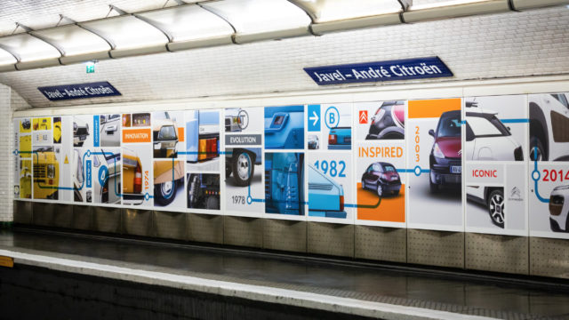 Fresque station métro Javel-Citroën - Designed by Curius