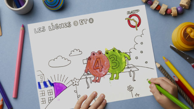 Coloriage RATP - Designed by Curius