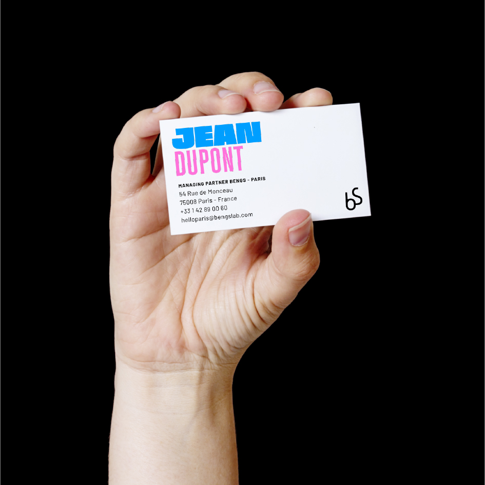 Carte de visite Bengs - Designed by Curius