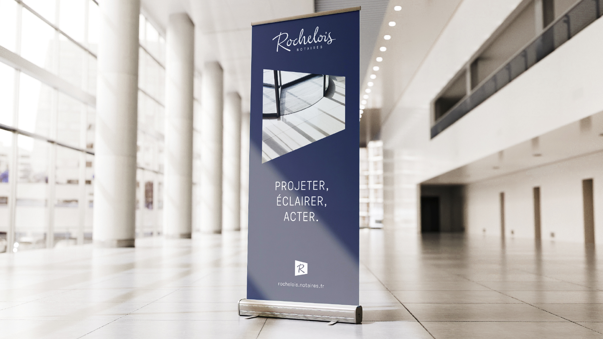 Kakemono Rochelois Notaires - Designed by Curius