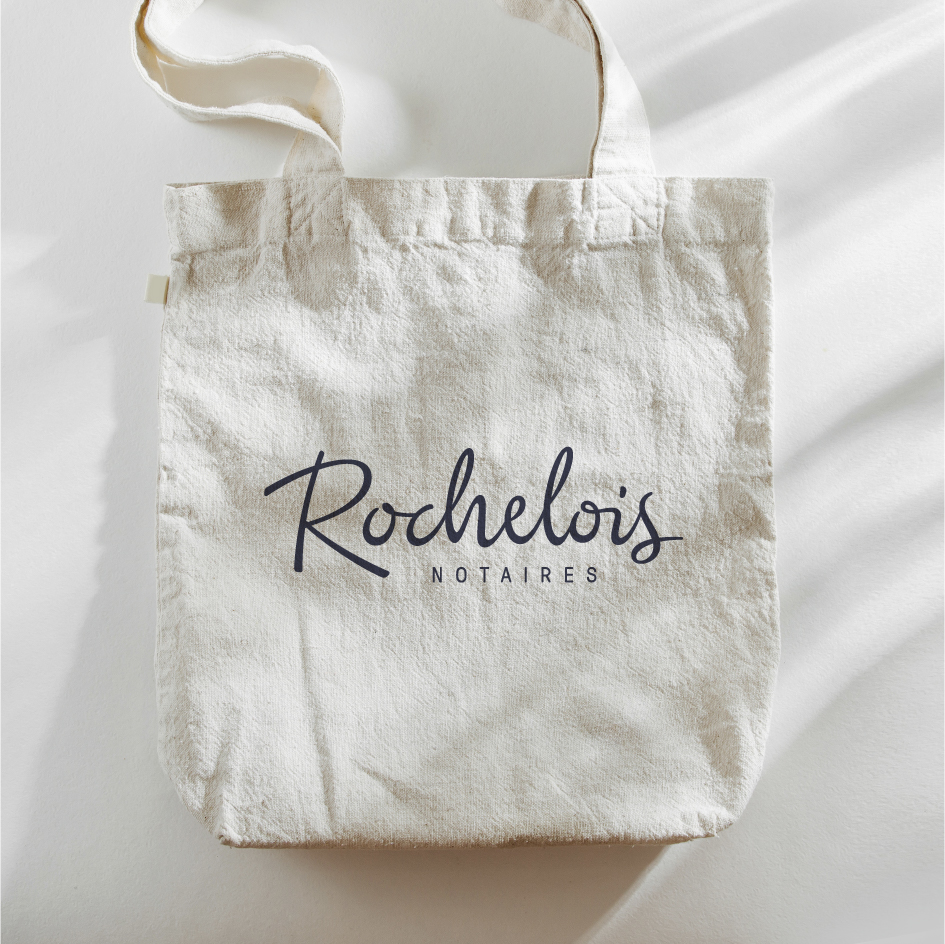 Sac en toile Rochelois Notaires - Designed by Curius