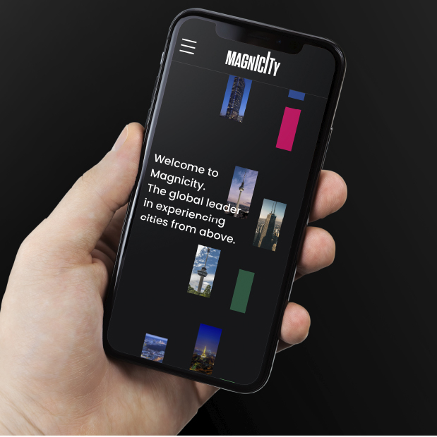 Site mobile Magnicity - Designed by Curius