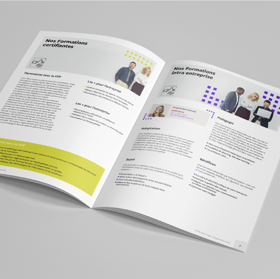 Brochure Fidal Formation © Designed by Curius