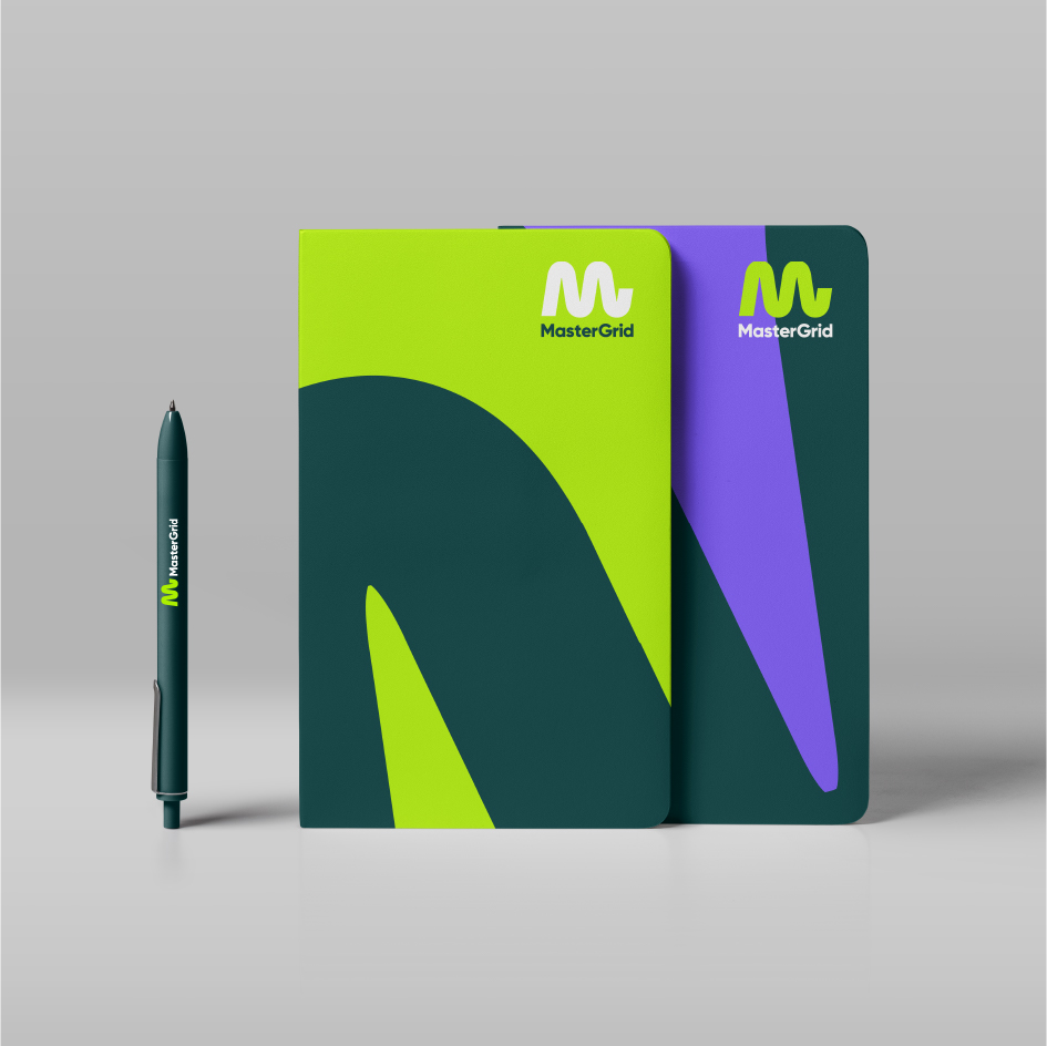 Stylo et carnet MasterGrid - Designed by Curius