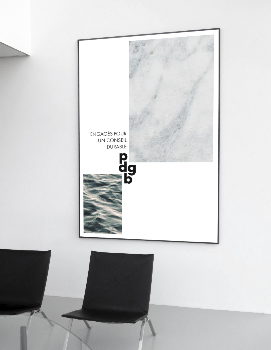 Affiche PDGB Avocats - Designed by Curius