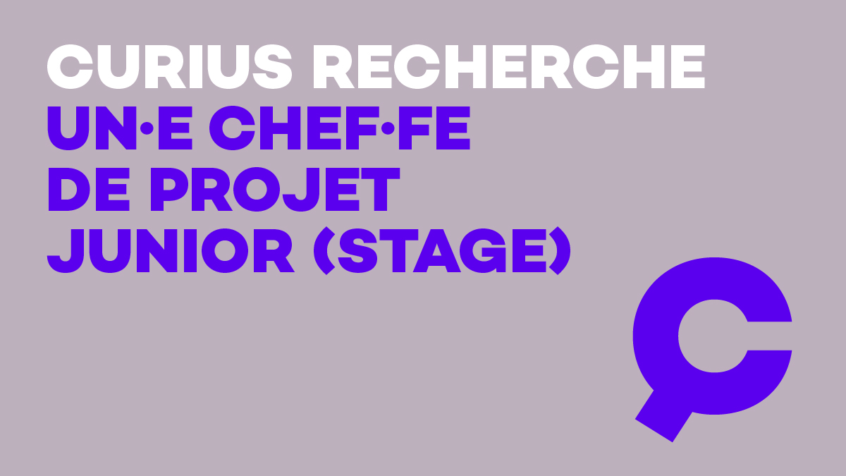 Curius recherche un chef de projet junior stage